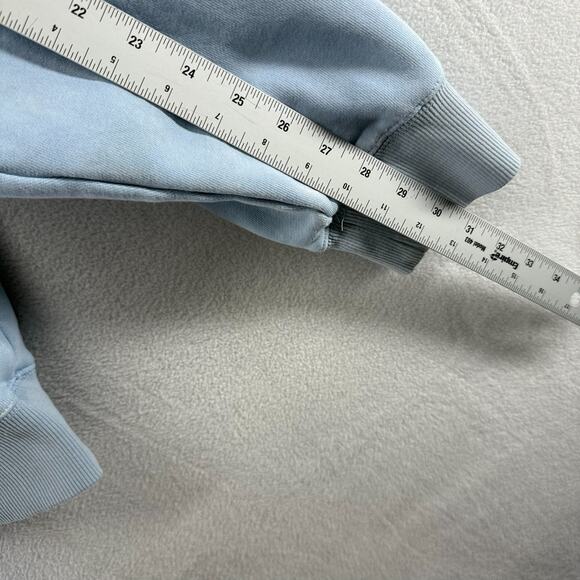 Ninth Hall Fundamentals Sweatshirt Men's XL Blue Boxy Faded Distressed Logo - Picture 8 of 16